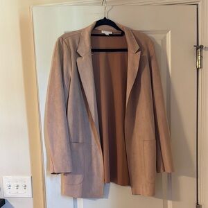 Charter Club Tan Blazer Classic Professional Style